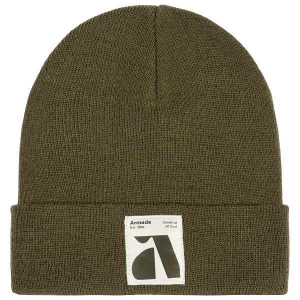 Armada - Staple Beanie Patch - Mütze Gr One Size braun von Armada