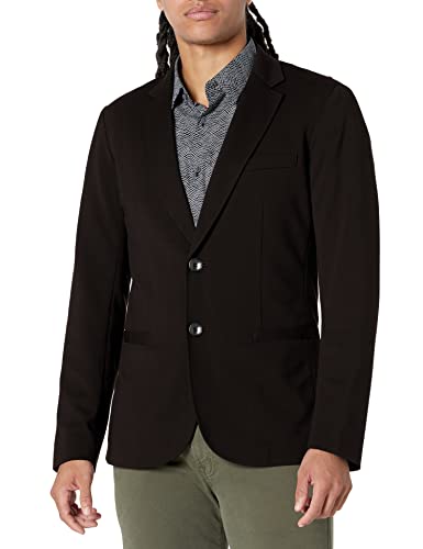A｜X ARMANI EXCHANGE Herren Classic 2 Button Blazer, schwarz, XS von Armani Exchange