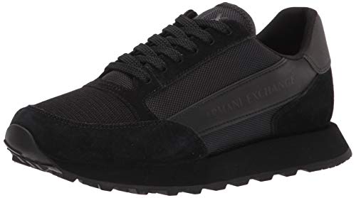 A｜X ARMANI EXCHANGE Herren Sneaker, Schwarz, 44 EU von Armani Exchange