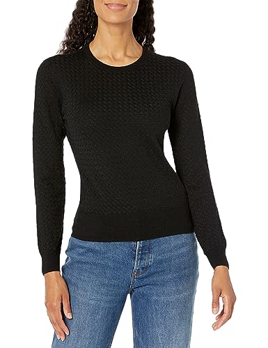 A|X Armani Exchange Damen Strickpullover aus Wollmischung, Schwarz, S von Emporio Armani