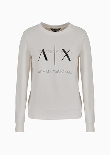 A|X Armani Exchange Women's Milano Edition Crewneck Pullover Sweatshirt, Journal, 42 von Armani Exchange