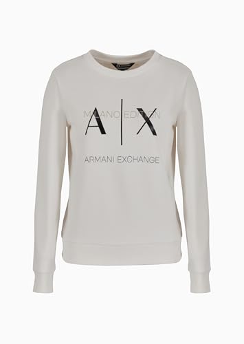 A|X Armani Exchange Women's Milano Edition Crewneck Pullover Sweatshirt, Journal, XS von Armani Exchange