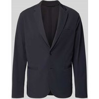 ARMANI EXCHANGE 2-Knopf-Sakko mit Reverskragen Modell 'GIACCA' in Marine, Größe 42 von Armani Exchange