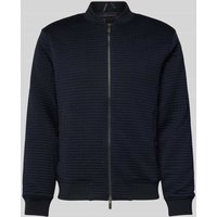 ARMANI EXCHANGE Blouson mit Strukturmuster in Marine, Größe XXL von Armani Exchange