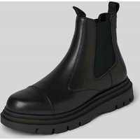 ARMANI EXCHANGE Chelsea Boots aus echtem Leder Modell 'ANGRY ACTION' in Black, Größe 41 von Armani Exchange