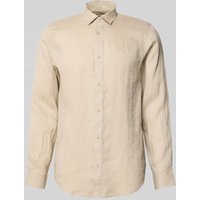 ARMANI EXCHANGE Freizeithemd mit Knopfleiste in Beige, Größe M von Armani Exchange