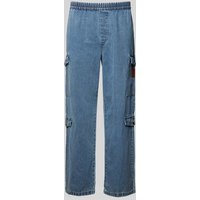 ARMANI EXCHANGE Loose Fit Jeans mit Label-Patch in Jeansblau, Größe 33/32 ARMANI EXCHANGE Loose Fit Jeans mit Label-Patch in Jeansblau, Größe 33/32 von Armani Exchange