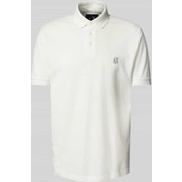 ARMANI EXCHANGE Poloshirt mit Label-Stitching in Weiss, Größe XXL von Armani Exchange