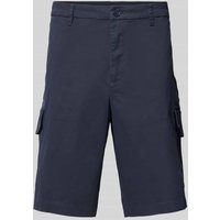 ARMANI EXCHANGE Regular Fit Cargoshorts mit Gesäßtasche in Marine, Größe 30 von Armani Exchange