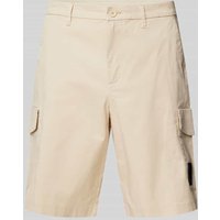 ARMANI EXCHANGE Regular Fit Cargoshorts mit Gesäßtasche in Sand, Größe 31 von Armani Exchange