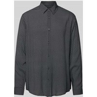 ARMANI EXCHANGE Regular Fit Freizeithemd aus Viskose mit Knopfleiste in Marine, Größe XL ARMANI EXCHANGE Regular Fit Freizeithemd aus Viskose mit Knopfleiste in Marine, Größe XL von Armani Exchange