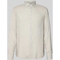 ARMANI EXCHANGE Regular Fit Freizeithemd aus Viskose mit Knopfleiste in Offwhite, Größe XXL ARMANI EXCHANGE Regular Fit Freizeithemd aus Viskose mit Knopfleiste in Offwhite, Größe XXL von Armani Exchange
