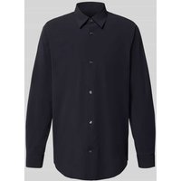ARMANI EXCHANGE Regular Fit Freizeithemd mit Kentkragen in Marine, Größe XXL von Armani Exchange