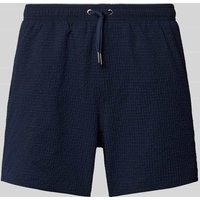 ARMANI EXCHANGE Regular Fit Shorts mit elastischem Bund in Marine, Größe XL von Armani Exchange