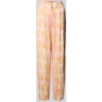 ARMANI EXCHANGE Relaxed Fit Stoffhose mit Bundfalten in Rosa, Größe 38 von Armani Exchange
