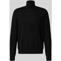 ARMANI EXCHANGE Rollkragenpullover mit elastischen Abschlüssen in Black, Größe XXL von Armani Exchange