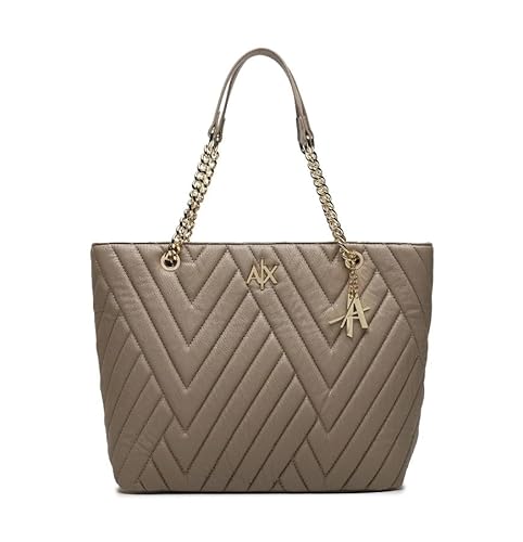 ARMANI EXCHANGE Shopping Margareth, Umhängetasche Damen, Taupe von Emporio Armani