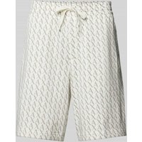 ARMANI EXCHANGE Shorts mit elastischem Bund in Weiss, Größe XL von Armani Exchange