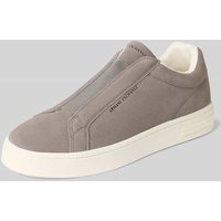 ARMANI EXCHANGE Sneaker aus Leder in Schlupfform Modell 'LONDON COW SUEDE' in Stein, Größe 45 von Armani Exchange