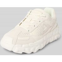 ARMANI EXCHANGE Sneaker mit Strukturmuster Modell 'ENGLISH' in Offwhite, Größe 45 von Armani Exchange