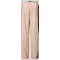 ARMANI EXCHANGE Straight Leg Leinenhose mit elastischem Bund in Apricot, Größe 38 von Armani Exchange