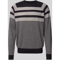 ARMANI EXCHANGE Strickpullover mit Rundhalsausschnitt in Dunkelblau, Größe L von Armani Exchange