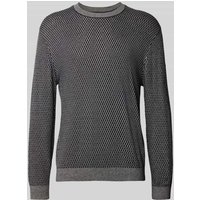 ARMANI EXCHANGE Strickpullover mit Seiden-Anteil in Marine, Größe XXL von Armani Exchange