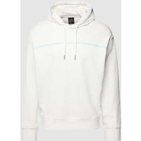 ARMANI EXCHANGE Sweatshirt mit Label-Stitching in Offwhite, Größe XL von Armani Exchange