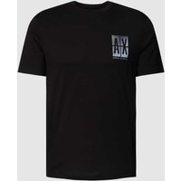 ARMANI EXCHANGE T-Shirt mit Label-Print in Black, Größe M von Armani Exchange