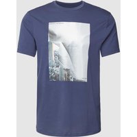 ARMANI EXCHANGE T-Shirt mit Motiv-Print in Dunkelblau, Größe XL von Armani Exchange