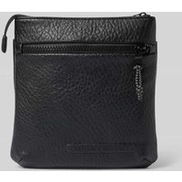 ARMANI EXCHANGE Umhängetasche in Leder-Optik Modell 'BORSA' in Black, Größe 1 von Armani Exchange