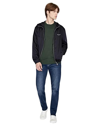 Armani Exchange Herren 5 Pocket Slim Denim Jeans, Mittelwaschung/leichte Nähte/Stretch-Baumwolle, 50 von Emporio Armani