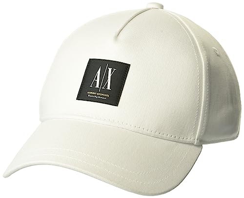 Armani Exchange A|X Unisex-Erwachsene Basics von Armani Hat, Weiß, EinheitsgröÃŸe von Armani Exchange