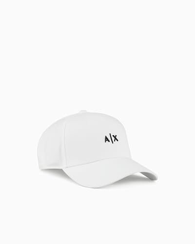 Armani Exchange Herren Small Logo Hat Baseballkappe, Weiß, Einheitsgröße von Armani Exchange
