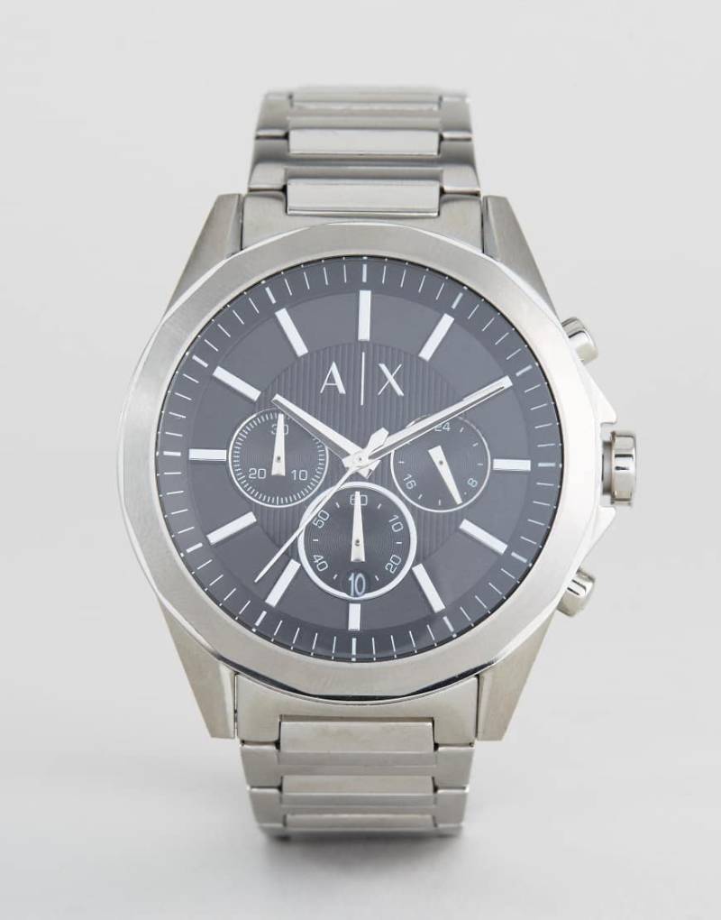 Armani Exchange - AX2600 - Armbanduhr im Chronographen-Stil-Silber von Armani Exchange