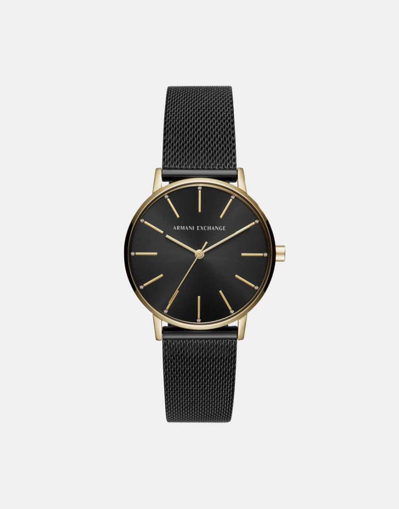 Armani Exchange - AX5548 - Uhr mit schwarzem Netzarmband von Armani Exchange