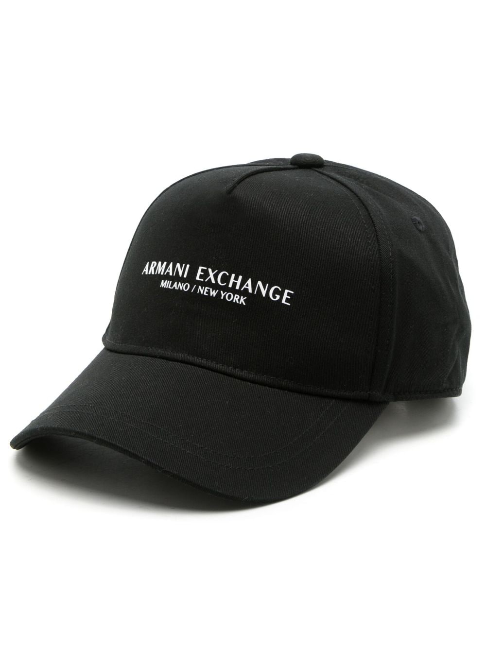 Armani Exchange Baseballkappe mit grafischem Print - Schwarz von Armani Exchange