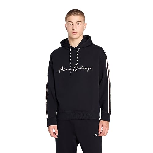 Armani Exchange Bright Up MLD Men's Long Sleeves with Tape, HoodedHooded SweatshirtBlueMedium Armani Exchange Bright Up MLD Men's Long Sleeves with Tape, HoodedHooded SweatshirtBlueMedium von Armani Exchange