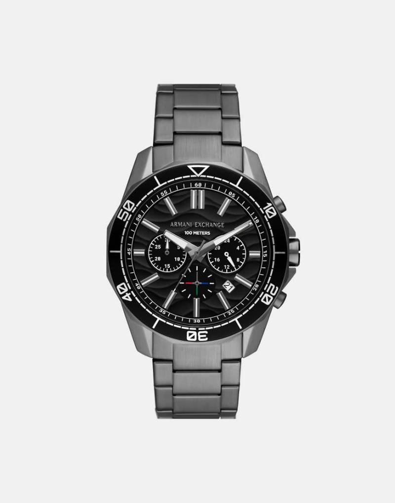 Armani Exchange - Chronograph aus Edelstahl in Stahlgrau von Armani Exchange