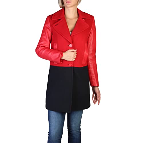 Armani Exchange Damen 6ZYK05 Mantel, Rot (Bloody Mary/Navy 0497), Large von Armani Exchange