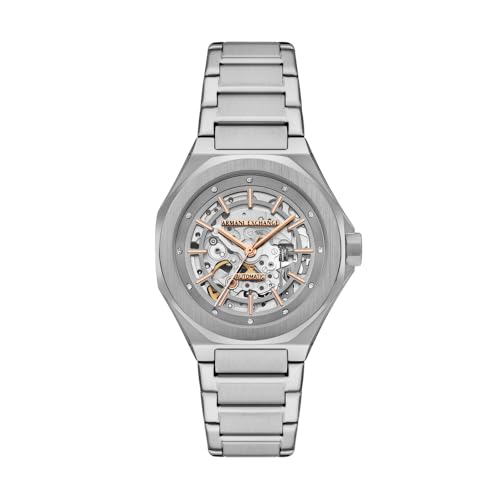 ARMANI EXCHANGE Damen Analog Automatik Uhr mit Edelstahl Armband AX4618 von Armani Exchange