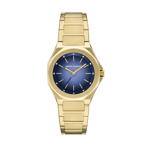 Armani Exchange Damen Analog Quarz Uhr mit Edelstahl Armband AX4620 Armani Exchange Damen Analog Quarz Uhr mit Edelstahl Armband AX4620 von Armani Exchange