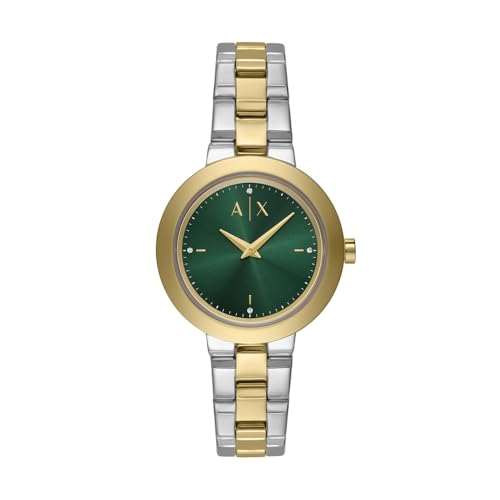 Armani Exchange Watch for Women, Quartz Movement and 36mm Case Size with Stainless Steel, Leather or Silicone Strap von Armani Exchange