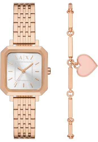 Armani Exchange Watch for Women, Quartz Movement and 27mm Case Size with Stainless Steel, Leather or Silicone Strap von Armani Exchange