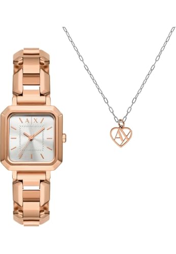 Armani Exchange Watch for Women, Quartz Movement and 27mm Case Size with Stainless Steel, Leather or Silicone Strap Armani Exchange Watch for Women, Quartz Movement and 27mm Case Size with Stainless Steel, Leather or Silicone Strap von Armani Exchange