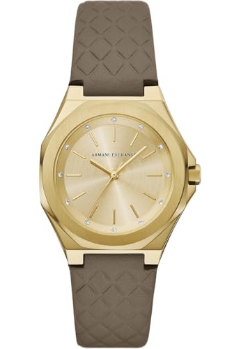 Armani Exchange Watch for Women, Quartz Movement and 40mm Case Size with Stainless Steel, Leather or Silicone Strap von Armani Exchange