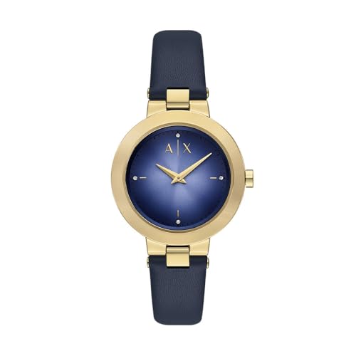 Armani Exchange Damen Analog Quarz Uhr mit Leder Armband AX5179 Armani Exchange Damen Analog Quarz Uhr mit Leder Armband AX5179 von Armani Exchange