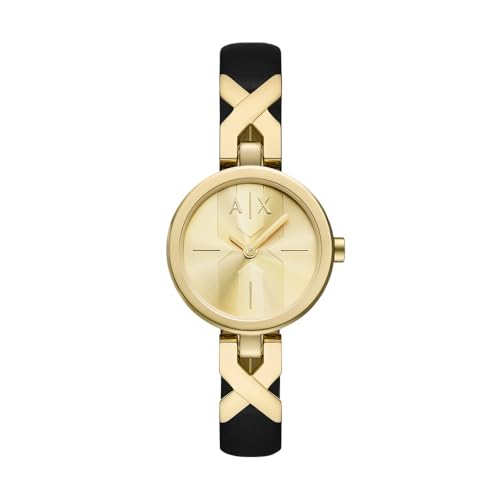 Armani Exchange Damen Analog Quarz Uhr mit Leder Armband AX5833 Armani Exchange Damen Analog Quarz Uhr mit Leder Armband AX5833 von Armani Exchange