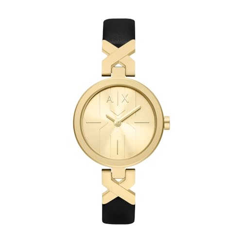 Armani Exchange Uhr für Damen, Quarz Zwei Zeiger Werk und 32 mm Gehäusegröße mit Edelstahlarmband Armani Exchange Uhr für Damen, Quarz Zwei Zeiger Werk und 32 mm Gehäusegröße mit Edelstahlarmband von Armani Exchange