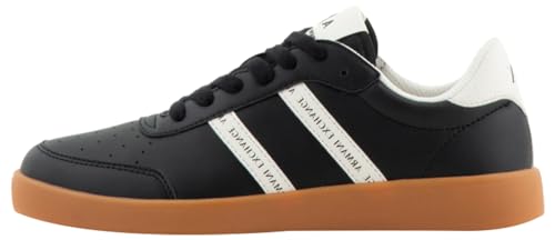 Armani Exchange Damen Berlin, Double Band Logo Sneaker, Black+ Off White, 38 EU Armani Exchange Damen Berlin, Double Band Logo Sneaker, Black+ Off White, 38 EU von Armani Exchange